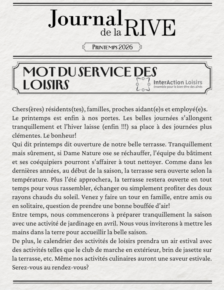 PRINTEMPS 2026 - PAGE 1