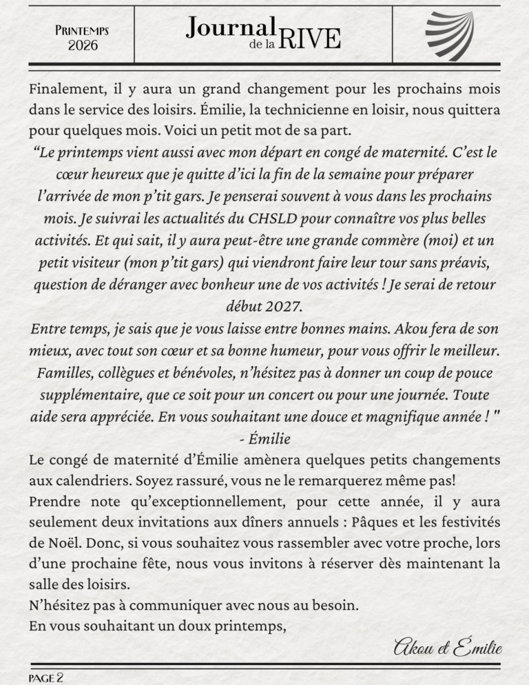 PRINTEMPS 2026 - PAGE 2